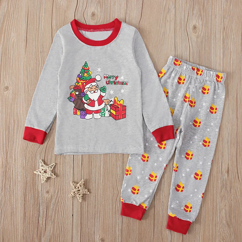 Baby Clothing Set - Pijamas grises con estampado de Papá