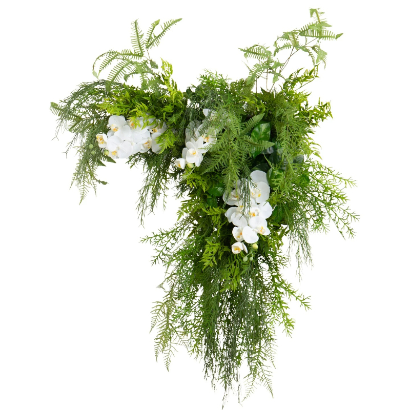Baby Clothing Store - Decoración de pared con flores artificiales