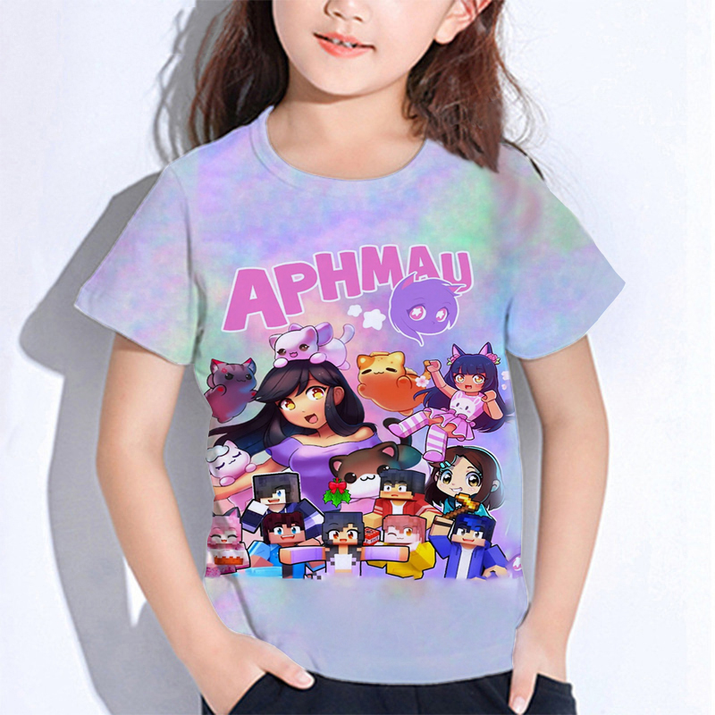 Baby Clothing Deals - Aphmau Meows camisetas de dibujos animados