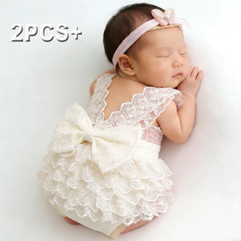 Baby Clothing Patterns - Ylsteed Conjunto de mameluco de encaje