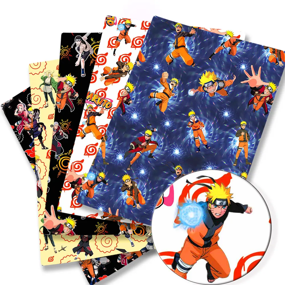 Baby Clothing Sewing - Naruto periféricos de Anime tela 140*50cm