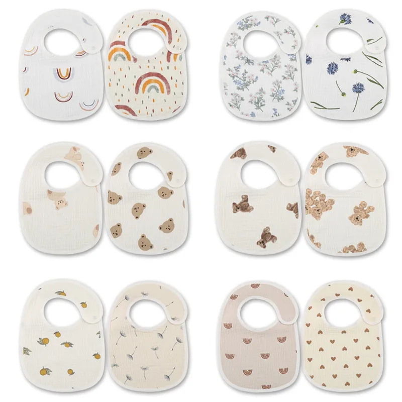 Baby Clothing Patterns - Baberos impermeables de algodón para bebé,
