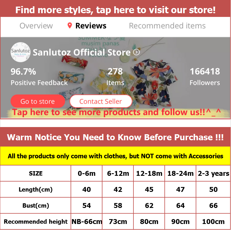Sanlutoz-monos de algodón para - Baby Clothing Clearance reseña y precio