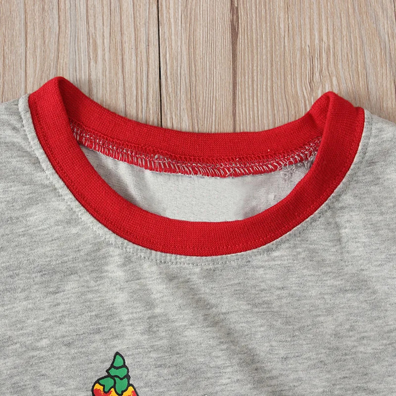 Pijamas grises con estampado d - Baby Clothing Set reseña y precio