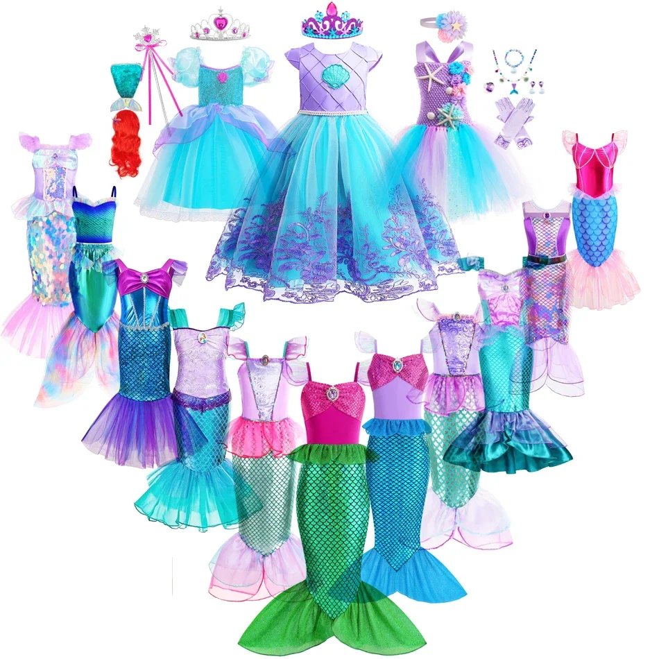 Vestido de sirena para niñas y - Baby Q Clothing reseña y precio