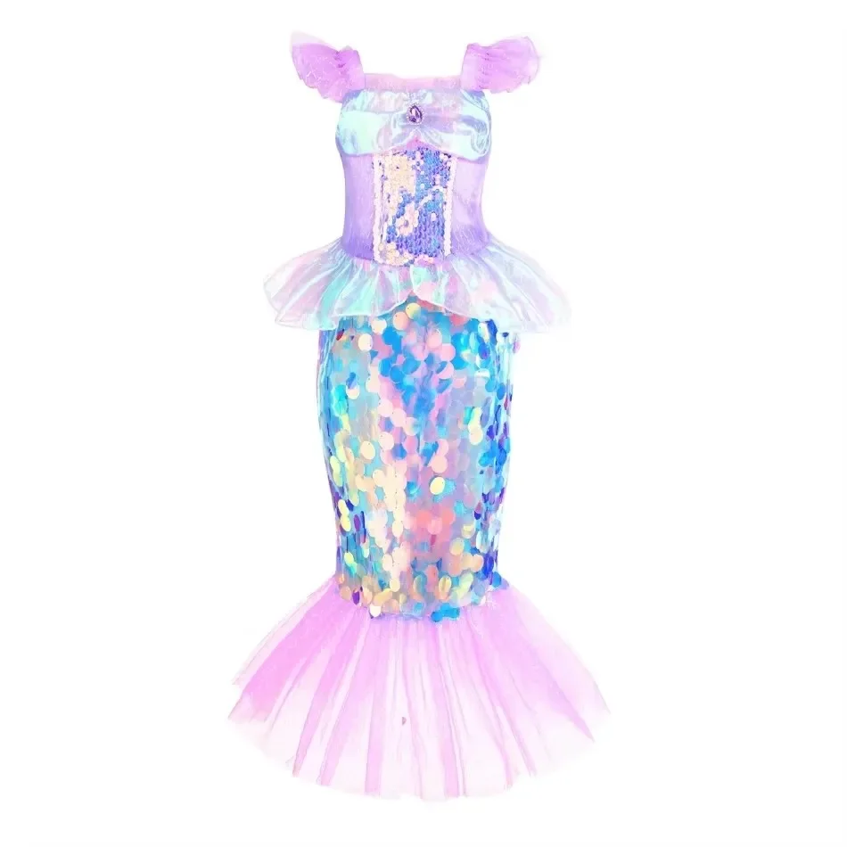 Vestido de sirena para niñas y - Baby Q Clothing reseña y precio