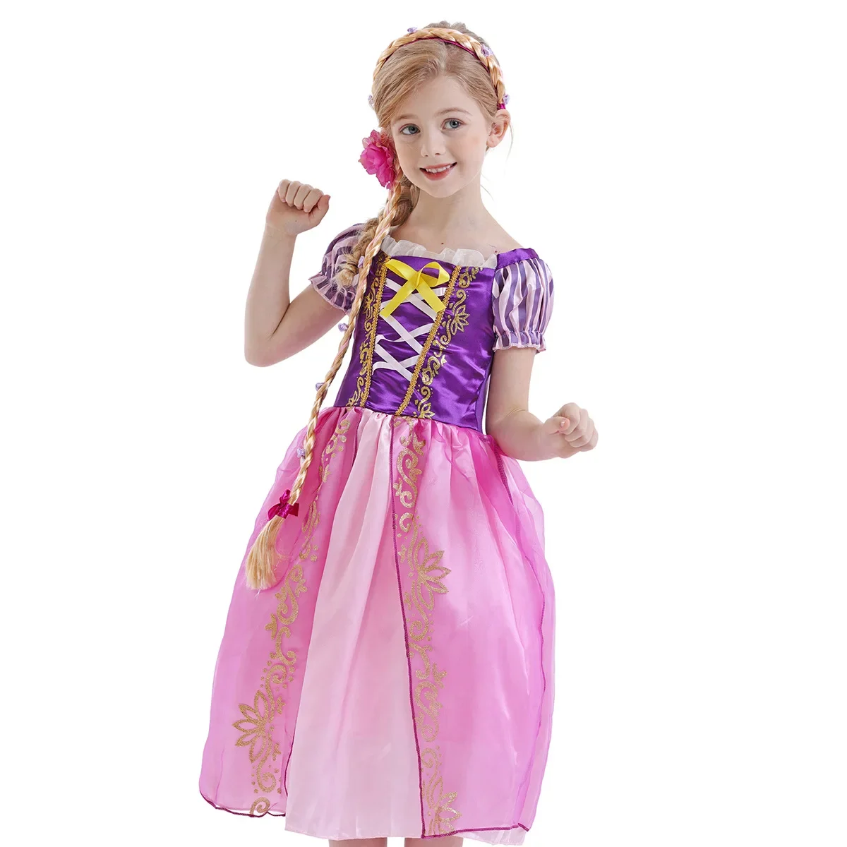 Vestido de Princesa Rapunzel p - Baby Q Clothing reseña y precio