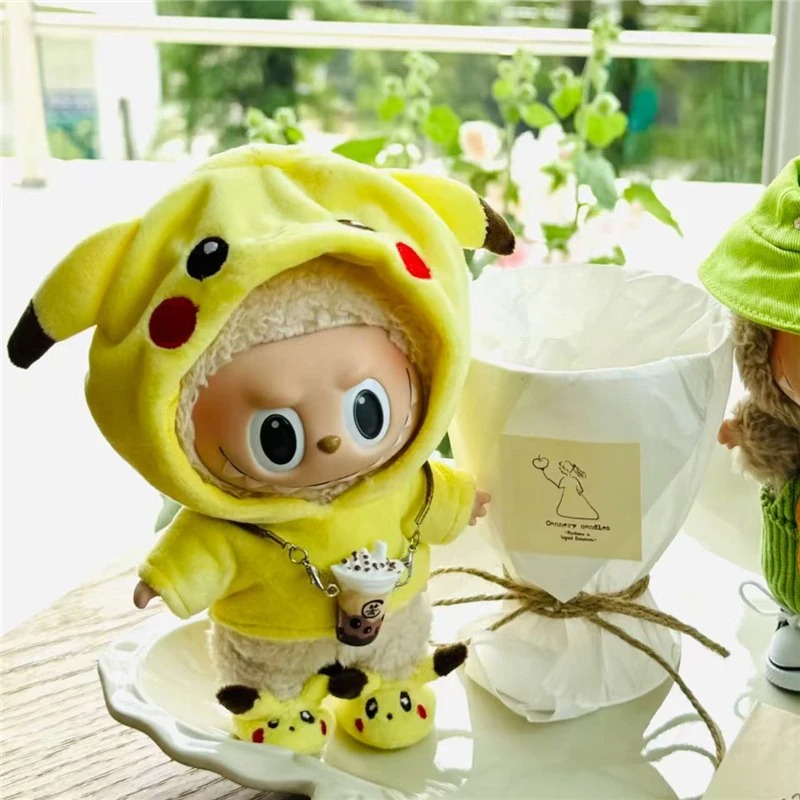 15 17cm para muñeca Labubu dib - Baby Clothing Set reseña y precio