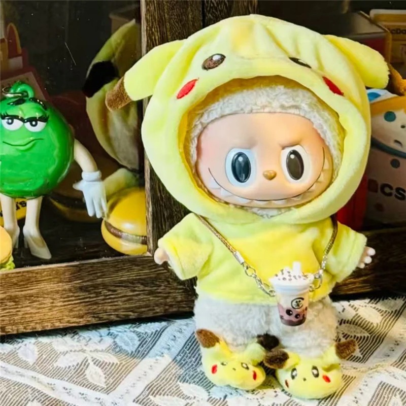 15 17cm para muñeca Labubu dib - Baby Clothing Set reseña y precio