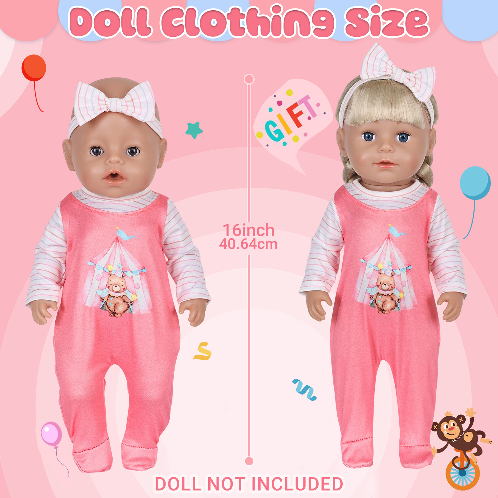 Ropa para muñecas de 16-18 pul - Baby Clothing Patterns reseña y precio