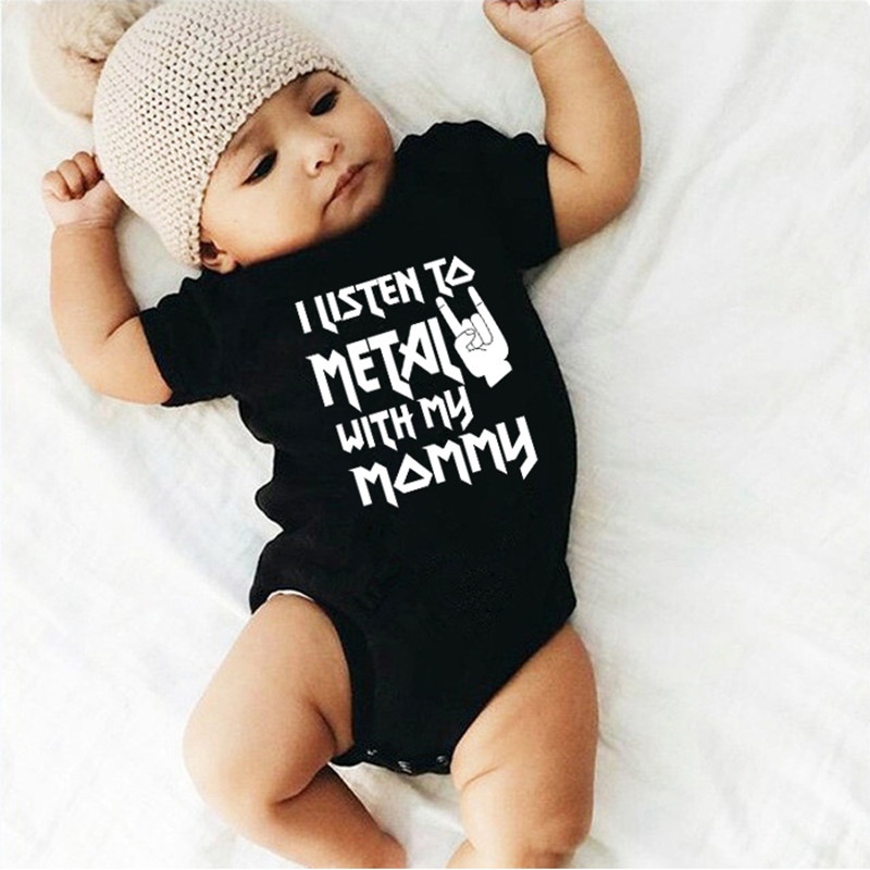 I Listen to Metal with My Dadd - Baby Clothing Brands reseña y precio