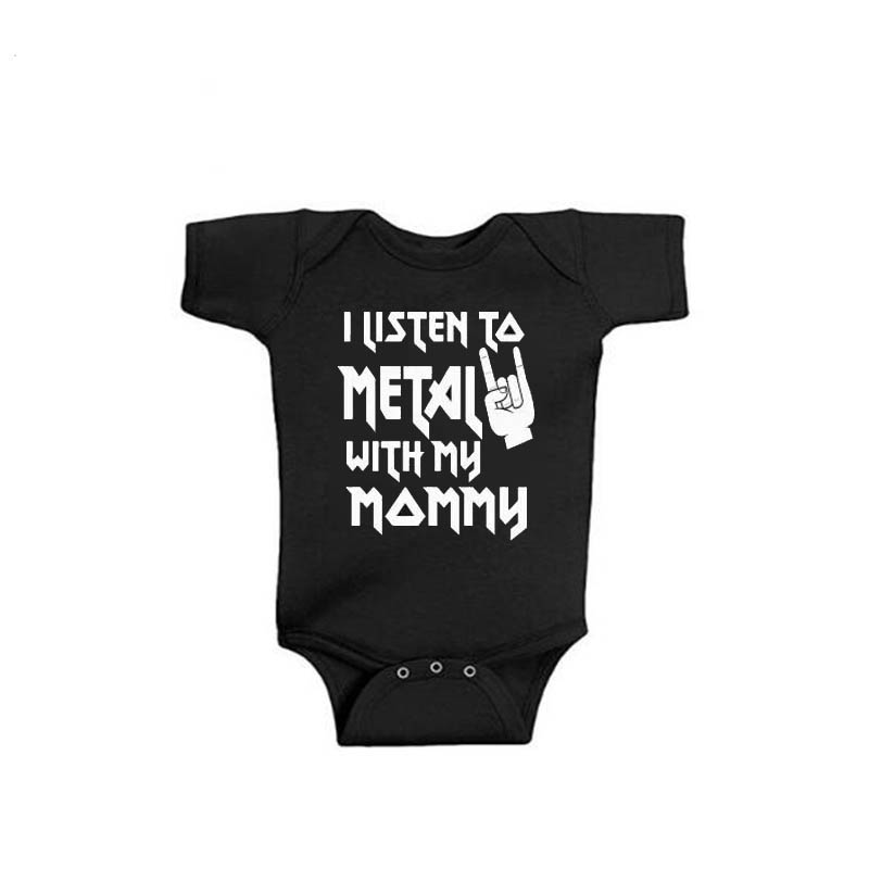 I Listen to Metal with My Dadd - Baby Clothing Brands reseña y precio