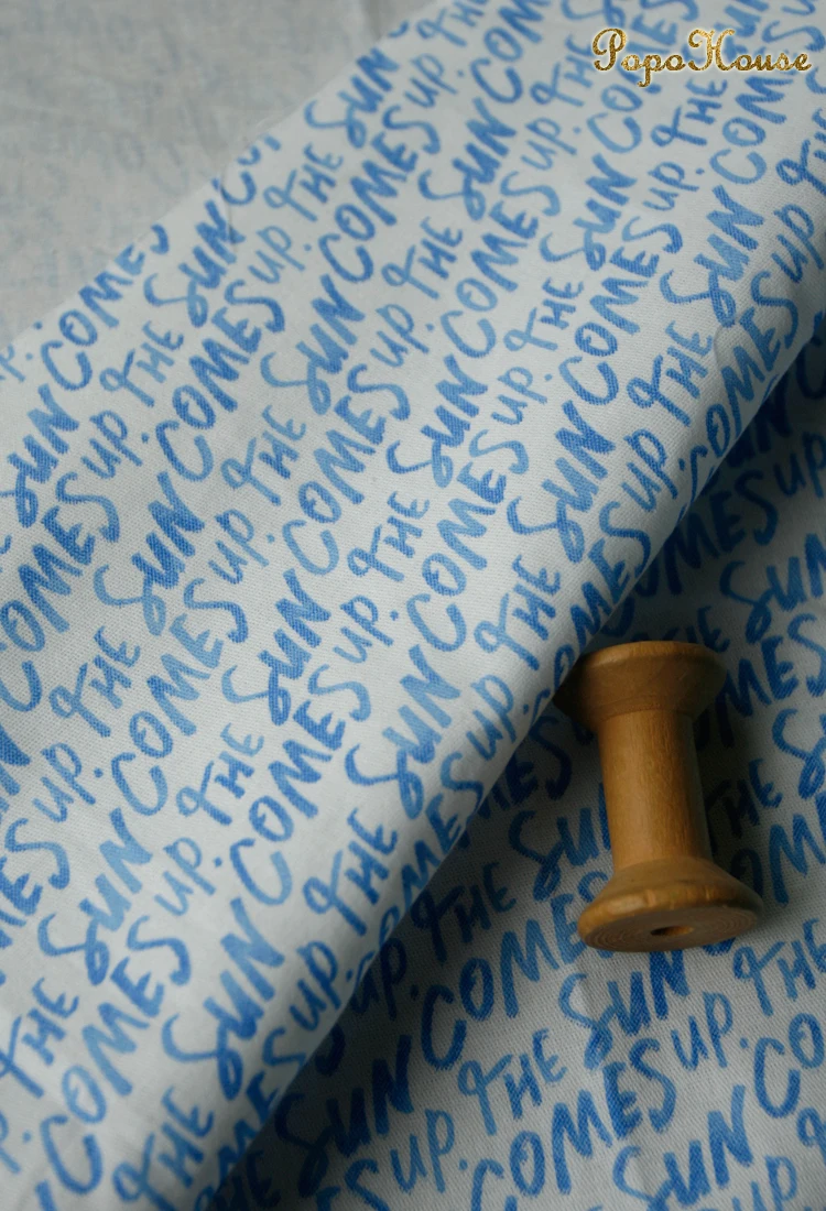 Tela de algodón puro con letra - Baby Clothing Sewing reseña y precio