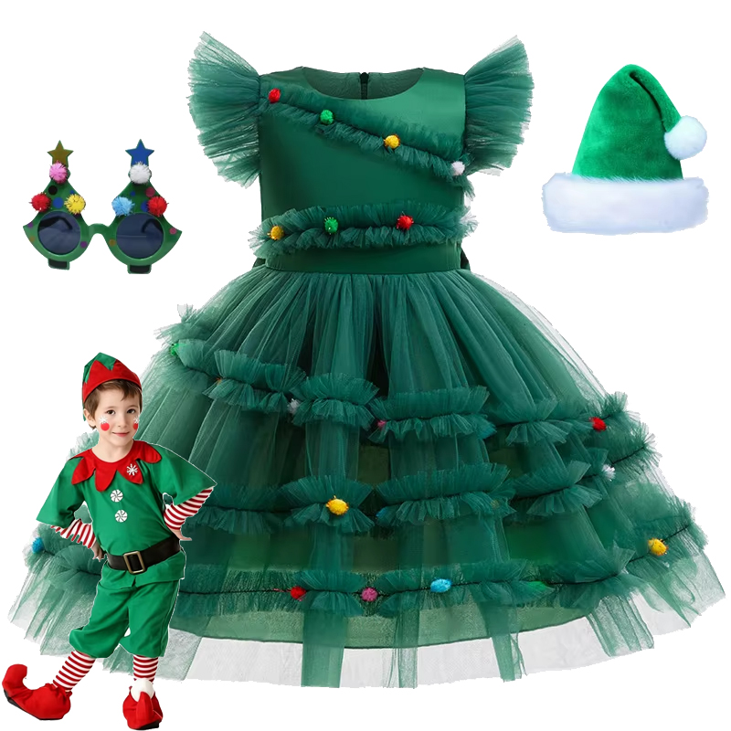 2025 vestido de Navidad para n - Baby Q Clothing reseña y precio
