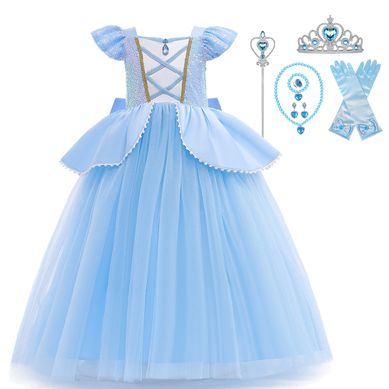 Disfraz de Cenicienta para niñ - Baby Q Clothing reseña y precio