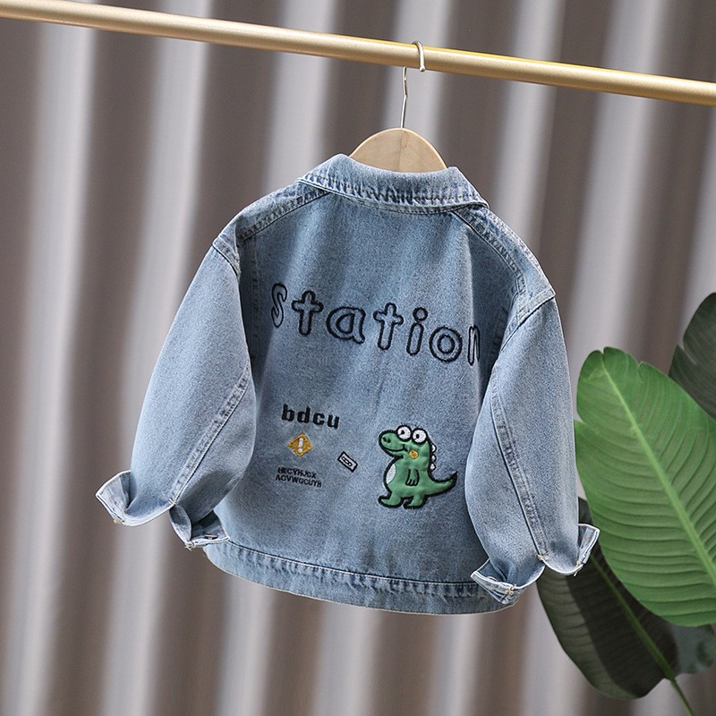 Chaqueta vaquera de estilo lin - Baby Clothing Set reseña y precio
