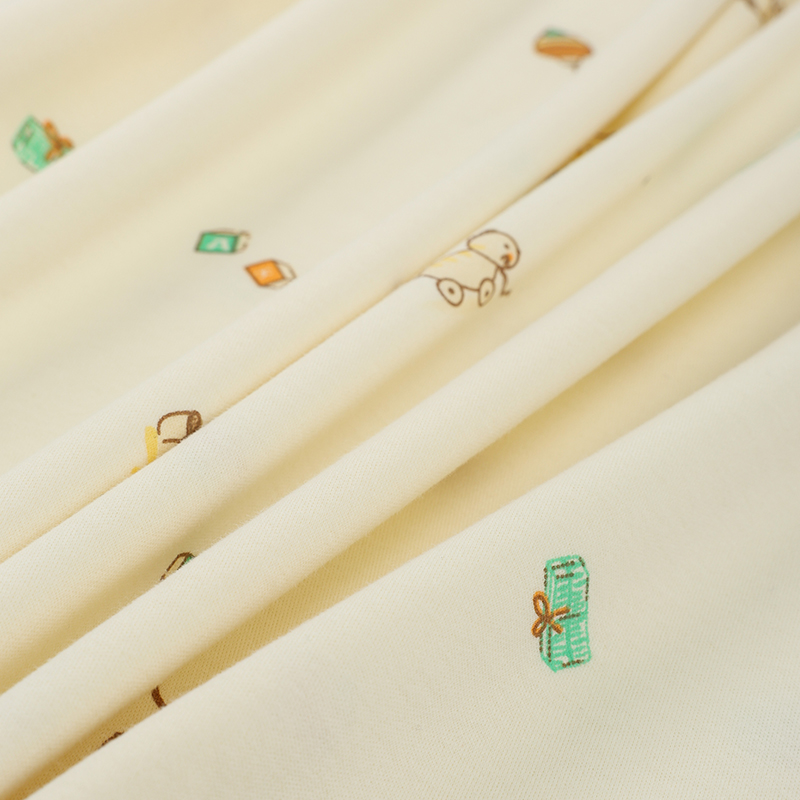Tela de punto estampada de alg - Baby Clothing Sewing reseña y precio