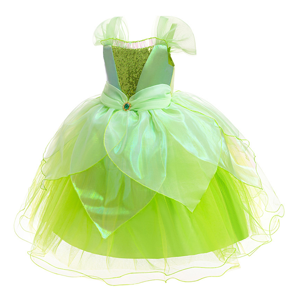 Tinker Bell Vestido de princes - Baby Q Clothing reseña y precio
